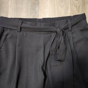Torrid Elegant Black Belted Dress Pants